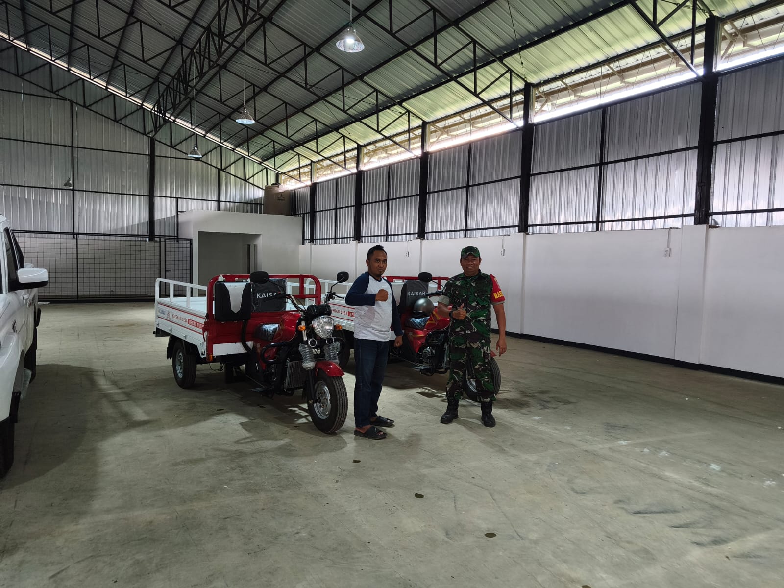 Persiapan Operasional, Kopdes Suco Lor Terima Kendaraan Roda Tiga